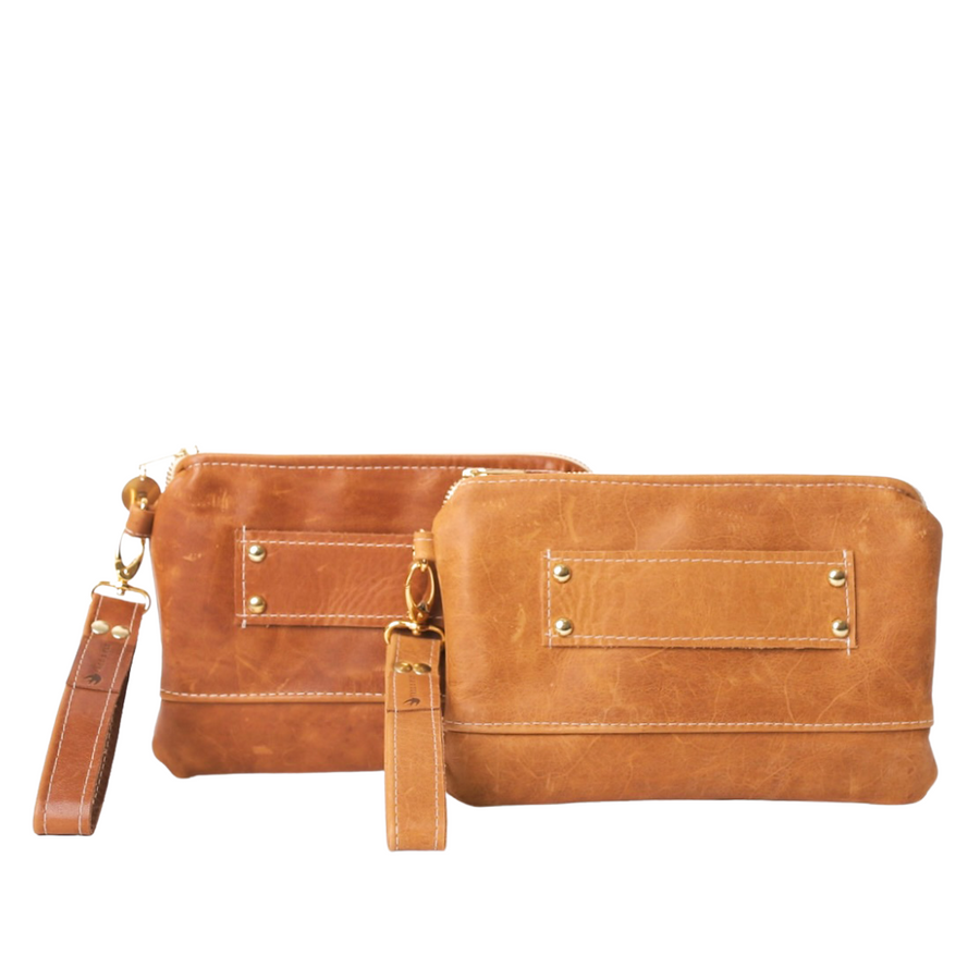 All Leather Ivey Wristlet Wallet MADE TO ORDER